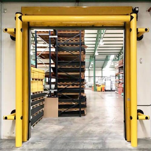 puerta corredera frigorífica cortafuegos