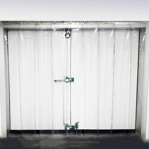 cortina de lamas PVC