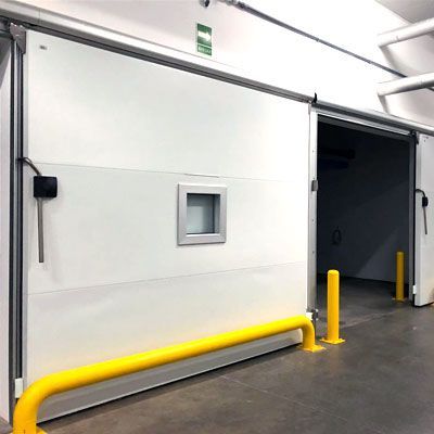 puerta corredera atmósfera controlada